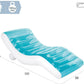 Intex: Splash Lounge - (56874Ep) Teal & White Water & Pool Float, Inflatable, Built-In Cupholders, Heavy Duty Handles, Back Rest