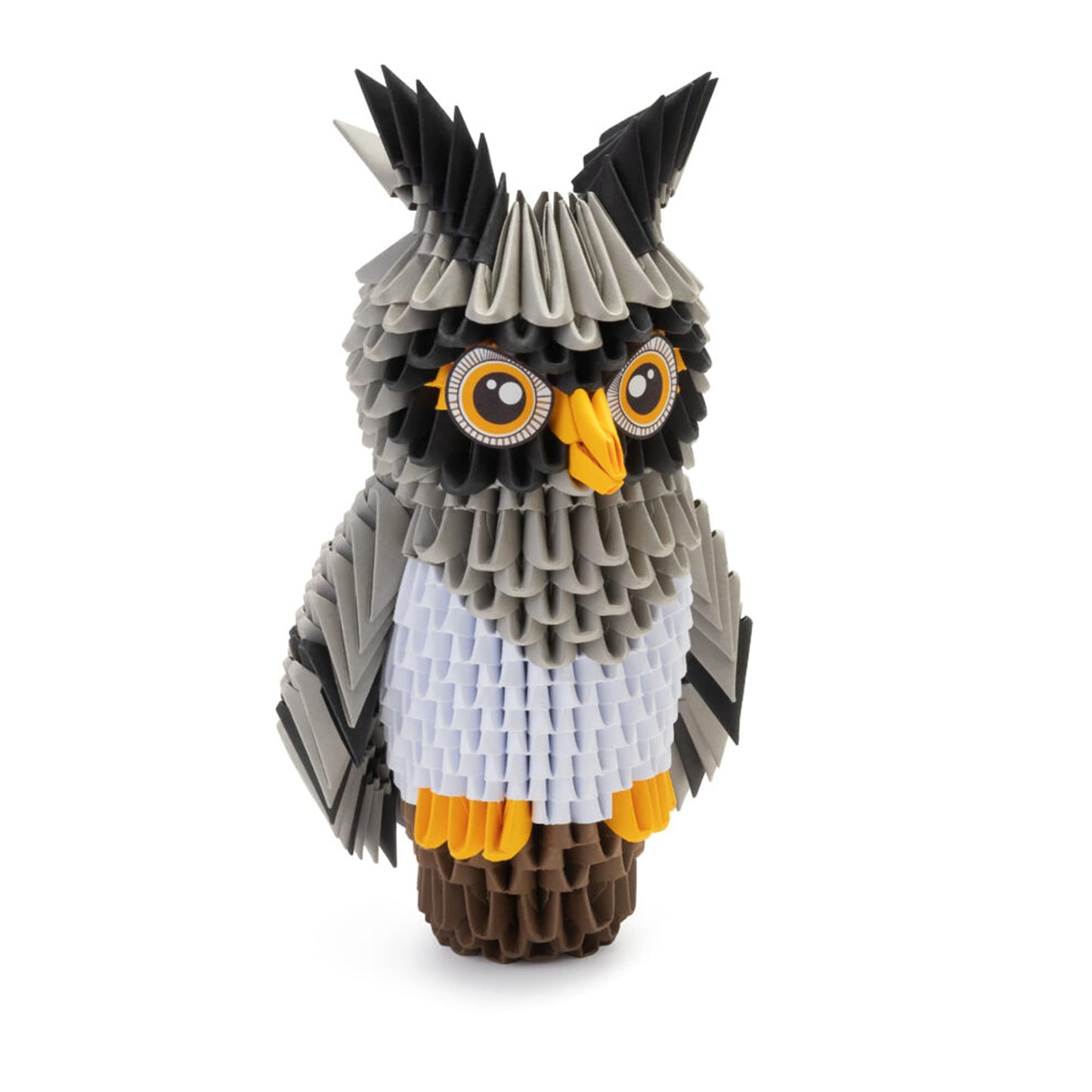 Alexander Origami 3D Owl Kit - 565 Pieces - Building Model - Fun Craft Activity for Kids and Adults