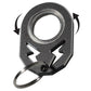 Yipukiyi Keychain Spinner Fidget Ring Metal Key Chain Spinner Fidget Ring Type Toy For Man Women And Kids (Black)