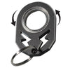 Yipukiyi Keychain Spinner Fidget Ring Metal Key Chain Spinner Fidget Ring Type Toy For Man Women And Kids (Black)