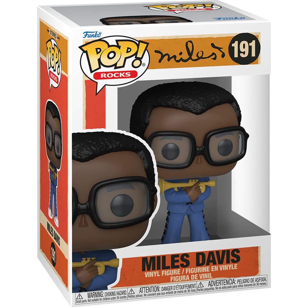 Pop Icons: Miles [Davis] Funko Vinyl Figure (Bundled With Compatible Box Protector Case)