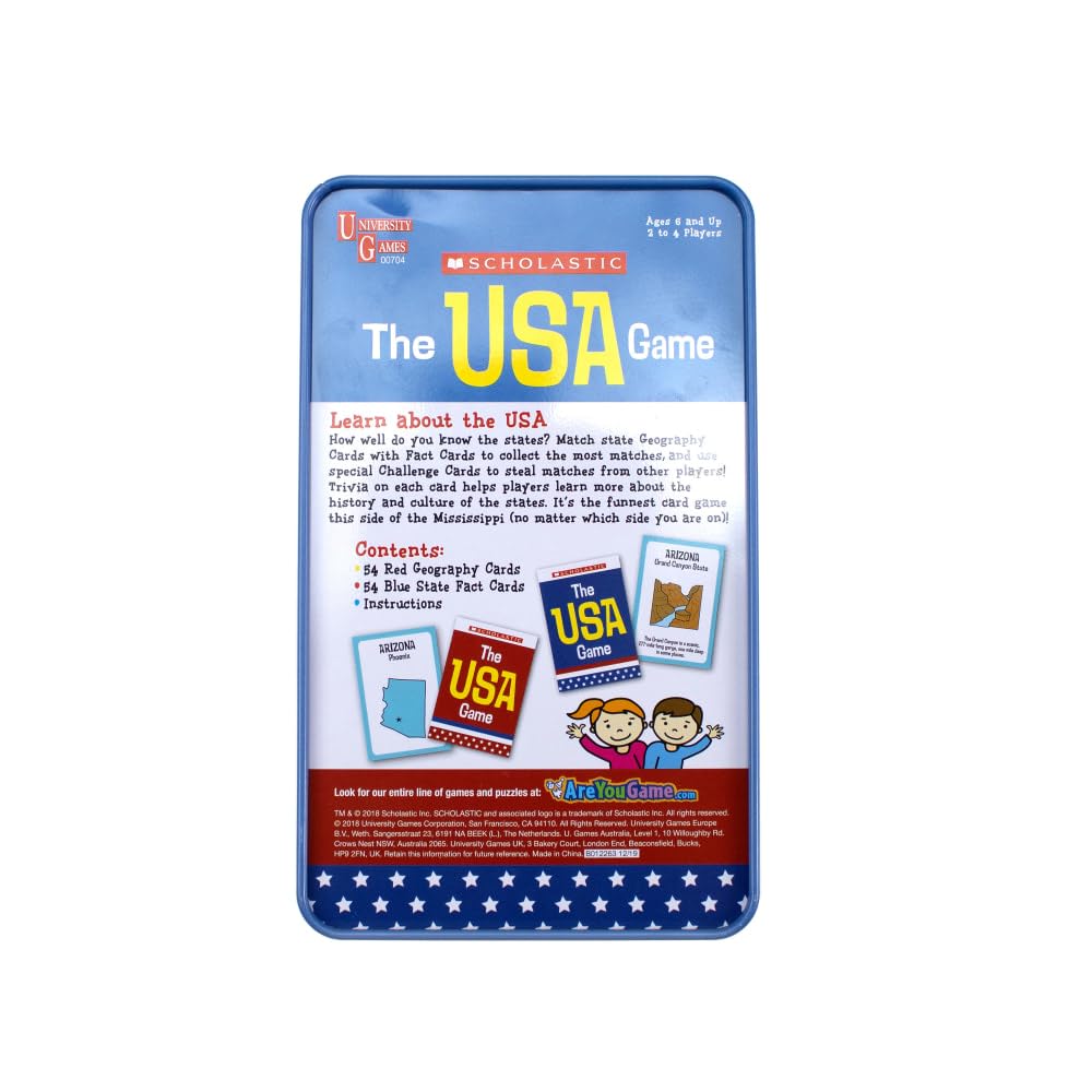 The Scholastic Usa Game Tin,72 Months To 1188 Months