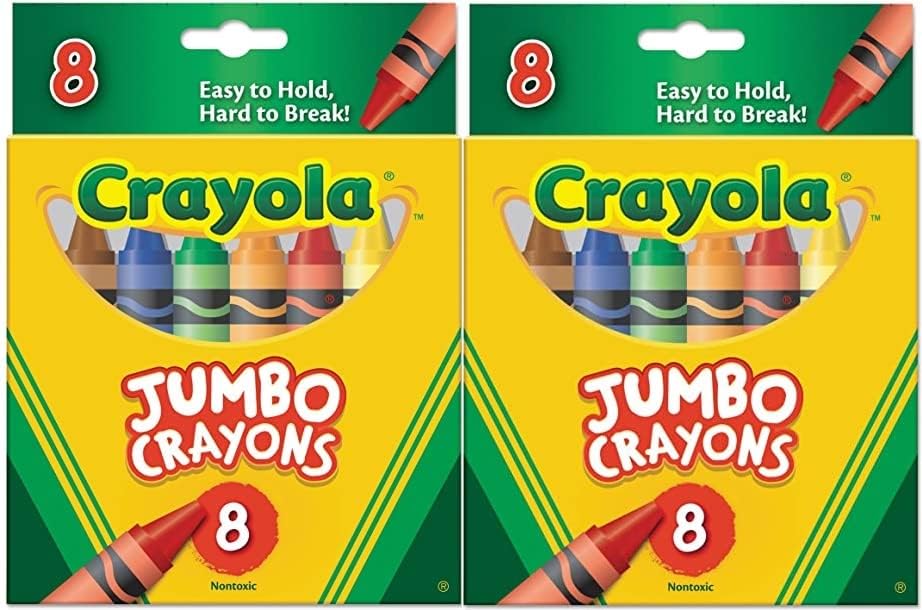 Crayola 52-0389 Crayons Jumbo, Pack of 2
