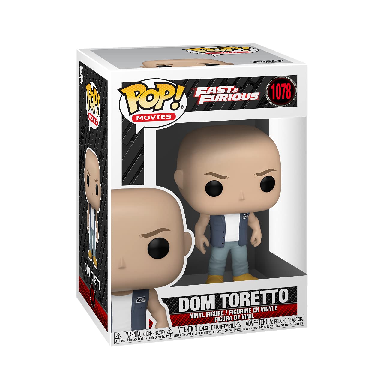 Funko Pop Pop! Movies: F9: The Fast Saga - Dominic Collectible Vinyl Figure Multicolor, 3.75 Inches