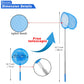 Worown 1 Pack Telescopic Butterfly Nets, Extendable Fishing Nets with 1 Folding Water Buckets for Catching Insects Bugs Playing