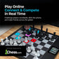 ChessUp CU2 Electronic Chess Board - WiFi, TouchSense Pieces, AI Lessons, 13.5x15.5 inches, Black