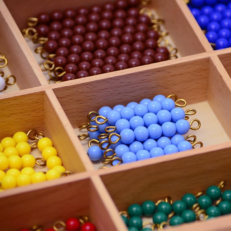 Elite Montessori Checker Board Beads - Multicolor, Metal, Model E.085.1