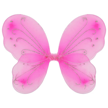 Nenmatte Fairy Girls Wings,Sparkle Angel Wings Butterfly Fairy Girl Wings For Birhday Party Halloween Costume Dress Up For Kids