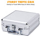 Yinlo Mexican Train Dominoes Set with Sound Effects, 91 Double 12 Colored Tiles, Travel-Friendly Aluminum Case, Orange