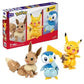 MEGA Pok  mon Building Toy Kit, Build & Show with 3 Action Figures (583 Pieces) for Kids