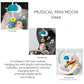 Taf Toys Musical Mini Moon, On-The-Go Pull Down Hanging Music And Lights Infant Toy | Parent And Baby’S Travel Companion, Soothe Baby, Keeps Baby Relaxed While Strolling, For Newborns And Up