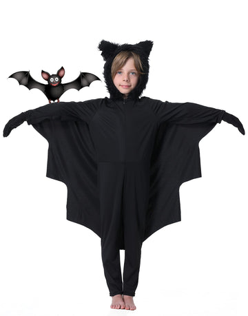 Seawhisper Bat Costume For Kids Boys Girls Halloween Costume For Kids 4T