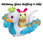 Playskool Glo Friends Hugbug & Harmony Pop Swan Vehicle - Glowing Bug Toy for Ages 2+ - Multi Color - Model 1980