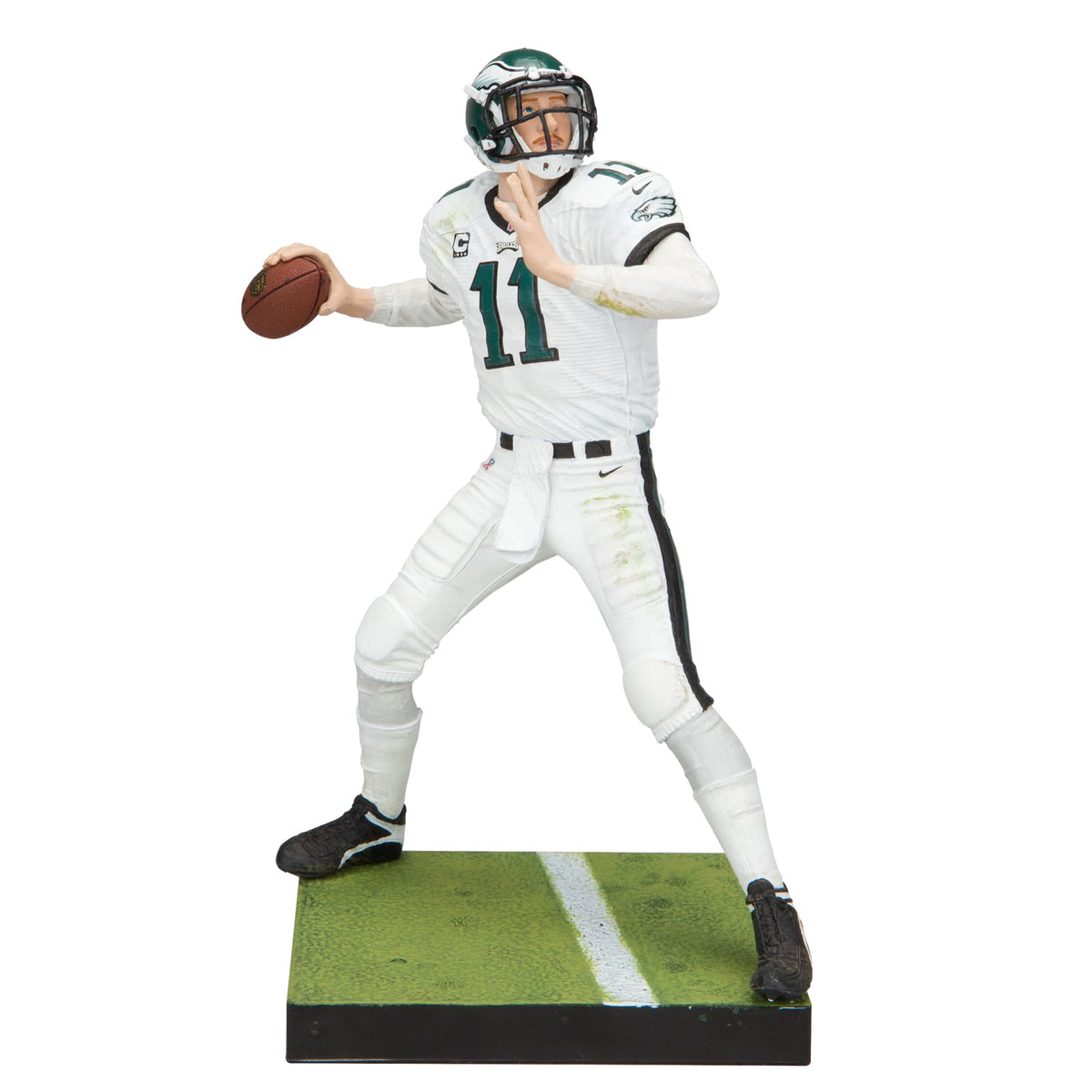 McFarlane Toys Carson Wentz Philadelphia Eagles 7 NFL Player Figurine 2018 Edition