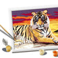 Ravensburger Creart Majestic Tiger Paint By Numbers Kit For Kids - Painting Arts And Crafts For Ages 11 And Up