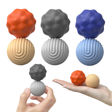Fidget Toys Adults, 6 Pack Large Silicone Magnetic Fidget Balls - Fun Gifts for Teenage Novelty Christmas Stocking Stuffers Adul