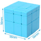 Tanch Ss Mirror Speed Cube 3X3 Stickless Dysmorphism Magic Cube Puzzle Toy Blue