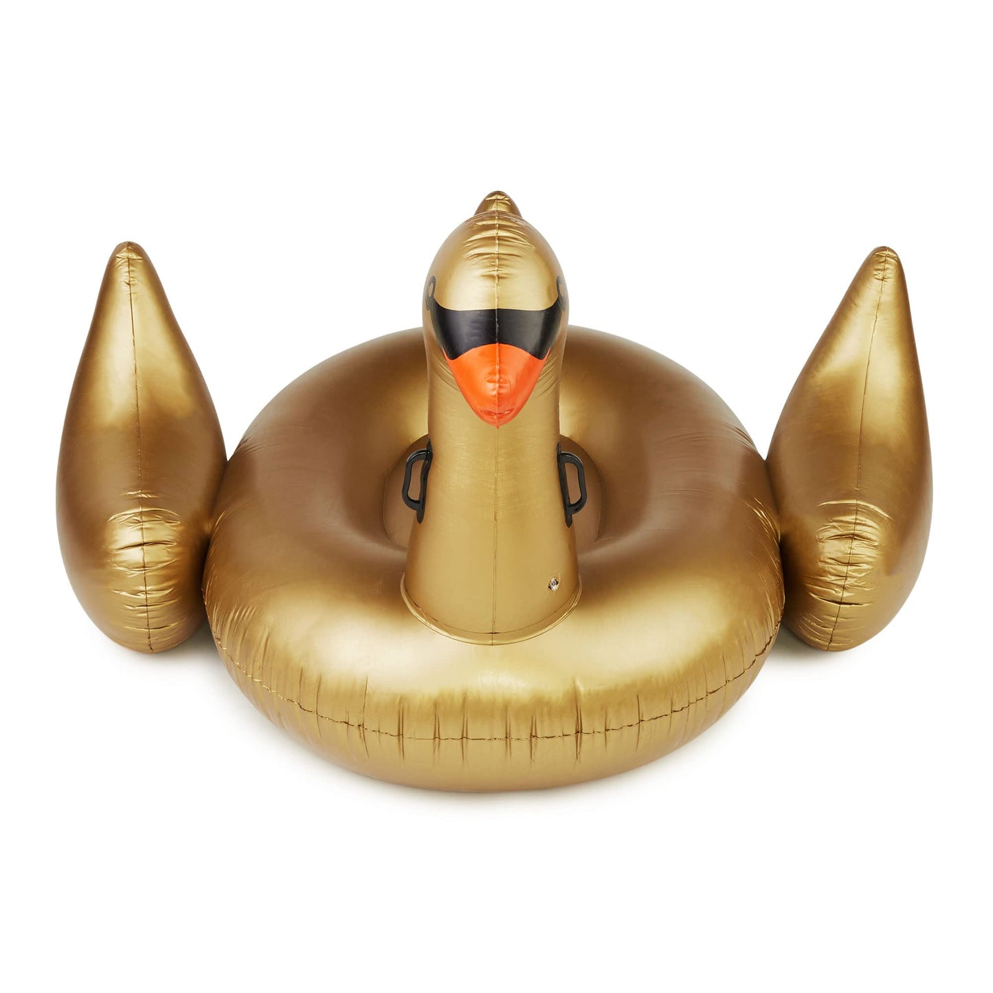 SWIMLINE ORIGINAL 90701 Inflatable Golden Goose Pool Float Floatie Ride-On Lounge W/ Stable Legs Wings Large Rideable Blow Up Summer Beach Swimming Party Lounge Big Raft Tube Decoration Toy Kids mature-themed
