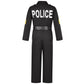 Frekuyrt Kids Police Costume Deluxe Police Officer Costume Cop Outfit Set for Boys Girls Halloween Cosplay Dress Up (10-12 Years