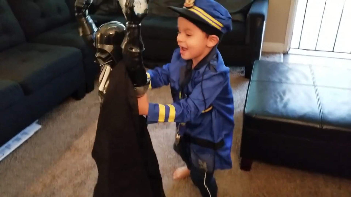 Sepco Police Officer Costume For Kids Role Play Kit With Cop Dress Up Costume Accessories, Ages 3-6 Yrs