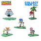 Just Toys LLC Sonic The Hedgehog Craftables Series 4 Collectors Box - Buildable Playset with Sonic  Tails  Knuckles  Amy Rose & Dr. Eggman Figures