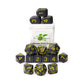 Role 4 Initiative Poly Set - Opaque Dark Gray W/Yellow And Arch'D4 (15)
