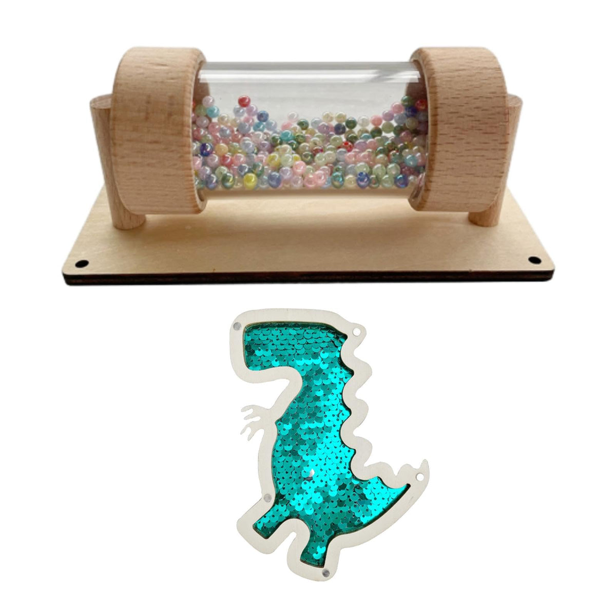 Bnf Busy Board Part Kids Instrument Sequined Dinosaur For Boy Girl Kids Toddlers Green Dinosaurbaby | Toys For Baby | Developmen