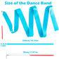Hiunicorn 12Pcs Sky Blue Dance Wands Ribbons Streamer For Kids Praise Streamer Circus Carnival Rhythmic Gymnastics Ballet Birthday Party, Ribbon Baton Twirling Sticks Silks Streamers Wands