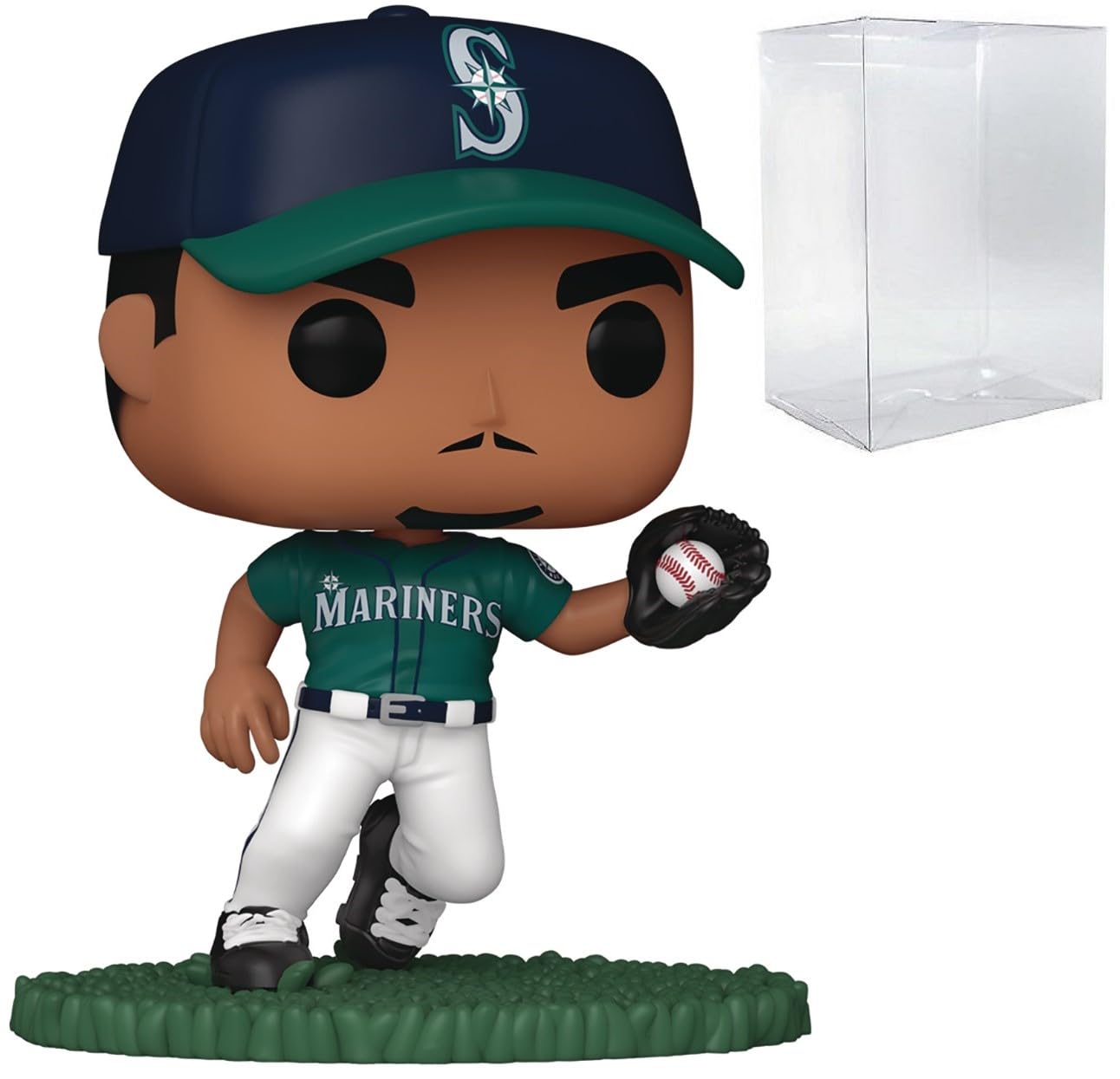 Pop Mlb: Mariners - Julio Rodriguez Funko Vinyl Figure (Bundled With Compatible Box Protector Case), Multicolor, 3.75 Inches