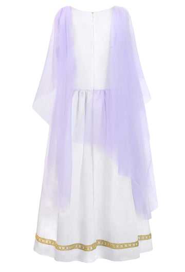 Relibeauty Kids Greek Goddess Gostume Girls With Headband,12-13/160