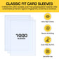 Bindrz 1000 Trading Card Penny Sleeves - 45 Micron Thick - 66 X 92Mm - High Clarity Classic Protectors For Tcg Mtg And Sports Ca
