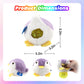 Stress Buster Stress Reliever for Kids/mature-themed Plushie Pinch Decompression Vent Fluffy Ball Soft Beads -Squeeze Squishy Ball with Plushie Cover(Penguin)