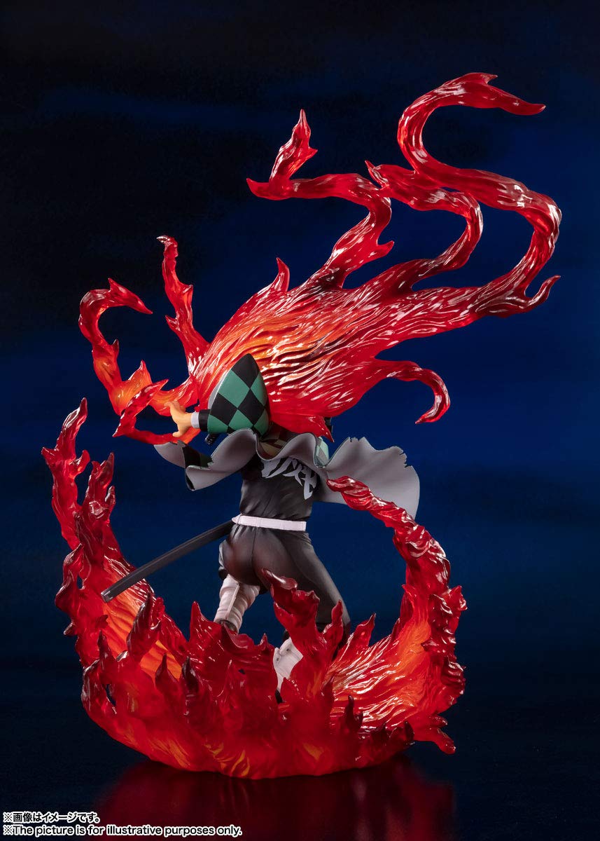 Tamashii Nations - Demon Slayer: Kimetsu No Yaiba - Kamado Tanjiro Hinokami Kagura, Bandai Spirits Figuartszero Collectible Stat