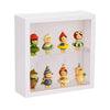 Clear Display Case For Figures, Square Wall-Mounted Doll Storage Box, Adjustable Display Stand With Door Dust And Moisture Proof