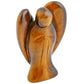 Rockcloud Healing Crystal Gemstone Carved Pocket Crystal Guardian Angel Figurines 1.5 Inch