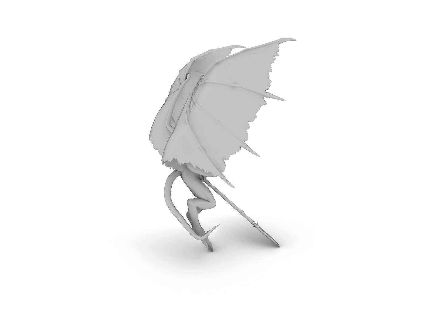 Horned Devil Tabletop Dnd Gaming Miniature