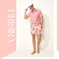 BRISIRA Swim Trunks Men Quick Dry Swim Shorts 5 inch Inseam Stretch Water Beach Shorts with compression Liner Zipper Pocket Pink