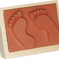 Stamps By Impression Feet, Footprints Rubber Stamp, Small (.75' X 1')