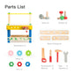 ROBUD Wooden Tool Workbench Toy for Kids & Toddlers, with Wood Tool Set Gift for Boys Girls 3 Year Old and Up