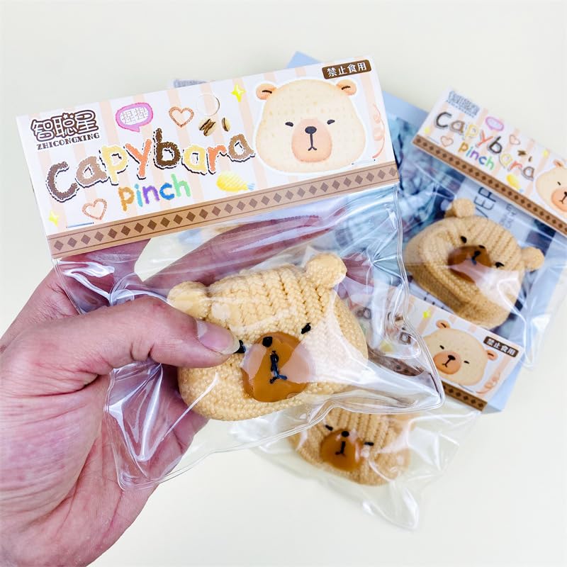 Taba Squishy Toys  Cat Paw Cute Kawaii Squeeze Toys  Sticky Squishy Fidget Toys Silicone Squeeze Toy for Stress Relief Cute Soft Toys Best Gift for Anniversary (Yarn)