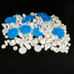 200Pcs Module 0.5 Plastic Gear Single Gear Spindle Gear Small Motor Gears For Dc Motor Rc Car Robot Diy Model Toy Parts (White,B