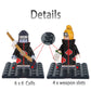 Minifigures Acrylic Display Case Action Figure Building Block Display Box High-Transparency Stackable Storage Case For Figurines