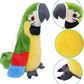 Talking Parrot Repeats Upgrade Newest Talking Parrot What You Say With Cute Voice - Electronic Pet Talking Plush Parrot for Child Kids gift Party Plush Toy Gift Birthday Gift Kids Early Learning