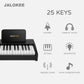 Jalokee Kids Piano Keyboard, 25 Keys Digital Piano For Kids, Mini Music Educational Instrument Toy, Wood Piano For Toddlers Girl