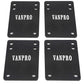 vanpro Trucks pad 1/8 Rubber Skateboard Risers for Preventing Wheelbite and Absorbing Impact Shock, Reduces Vibrations to Extend