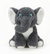 Plush Grey Elephant Toy Teddy Bear Gift 22cm Soft Toys for Baby Girl Fully Washable Plush Toys and Stuffed Toys Perfect for Nurs