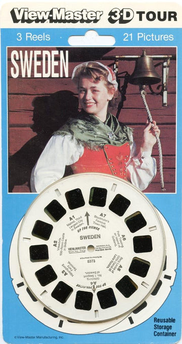 Sweden- Viewmaster 3 Reel Set