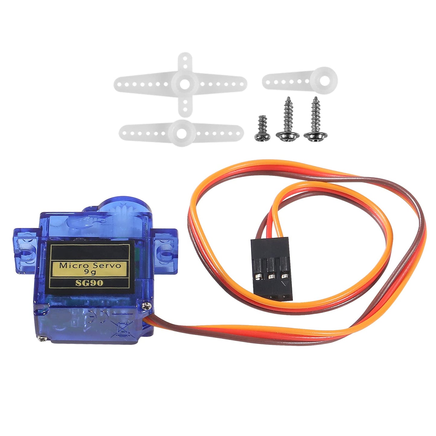 Alinan 12pcs SG90 Micro Servo Motor 9G Mini Servo Kit for RC Helicopter Airplane Car Boat Robot Arm/Hand/Walking/Servo Door Lock