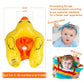 Relaxing Baby - Swimming Float Ring With Removable Sun Protection Canopy,Anti-Slip Crotch,Add Tail Chamber Never Flip Over Baby