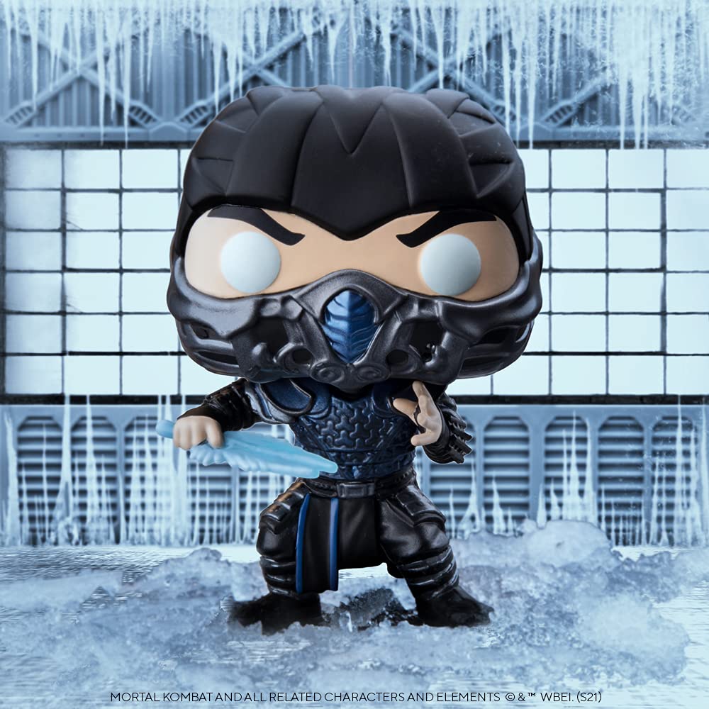 Funko Pop Pop! Movies: Mortal Kombat - Sub-Zero Vinyl Figure, Multicolor, Standard